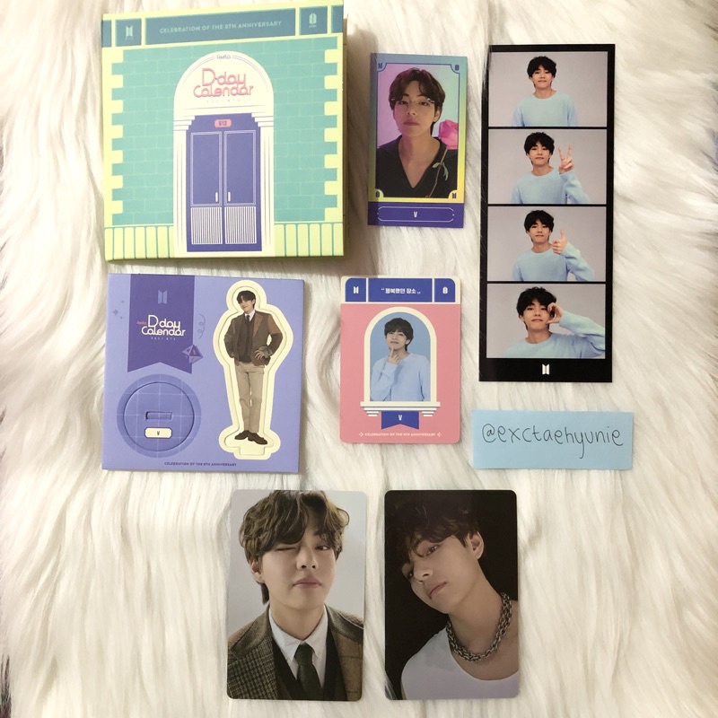 [READY] TAEHYUNG FESTA CALENDAR MEMBER SET (d2, d3, d4, d6, d7, d8, d9) BTS PC PHOTOCARD TAE NAMJOON