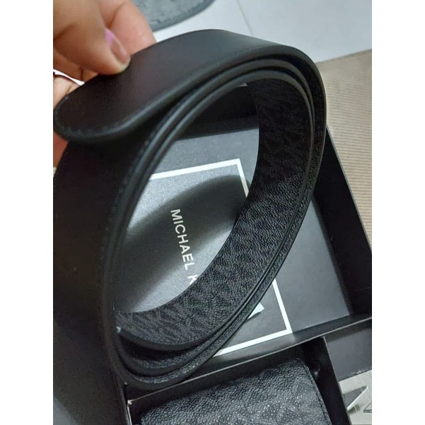 Ikat Pinggang Pria MK Belt Signature Black