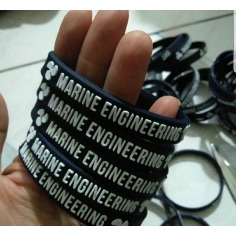gelang karet rubber custom gelang partai