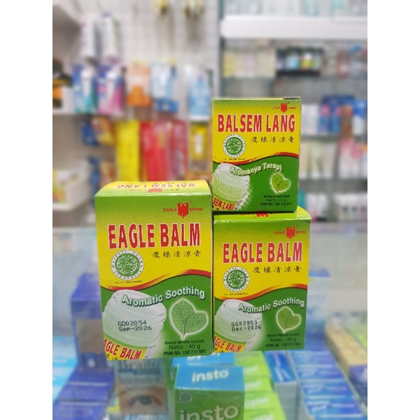 Eagle Balm / Balsem Lang / Pereda Rasa Sakit / Masuk Angin / Pusing