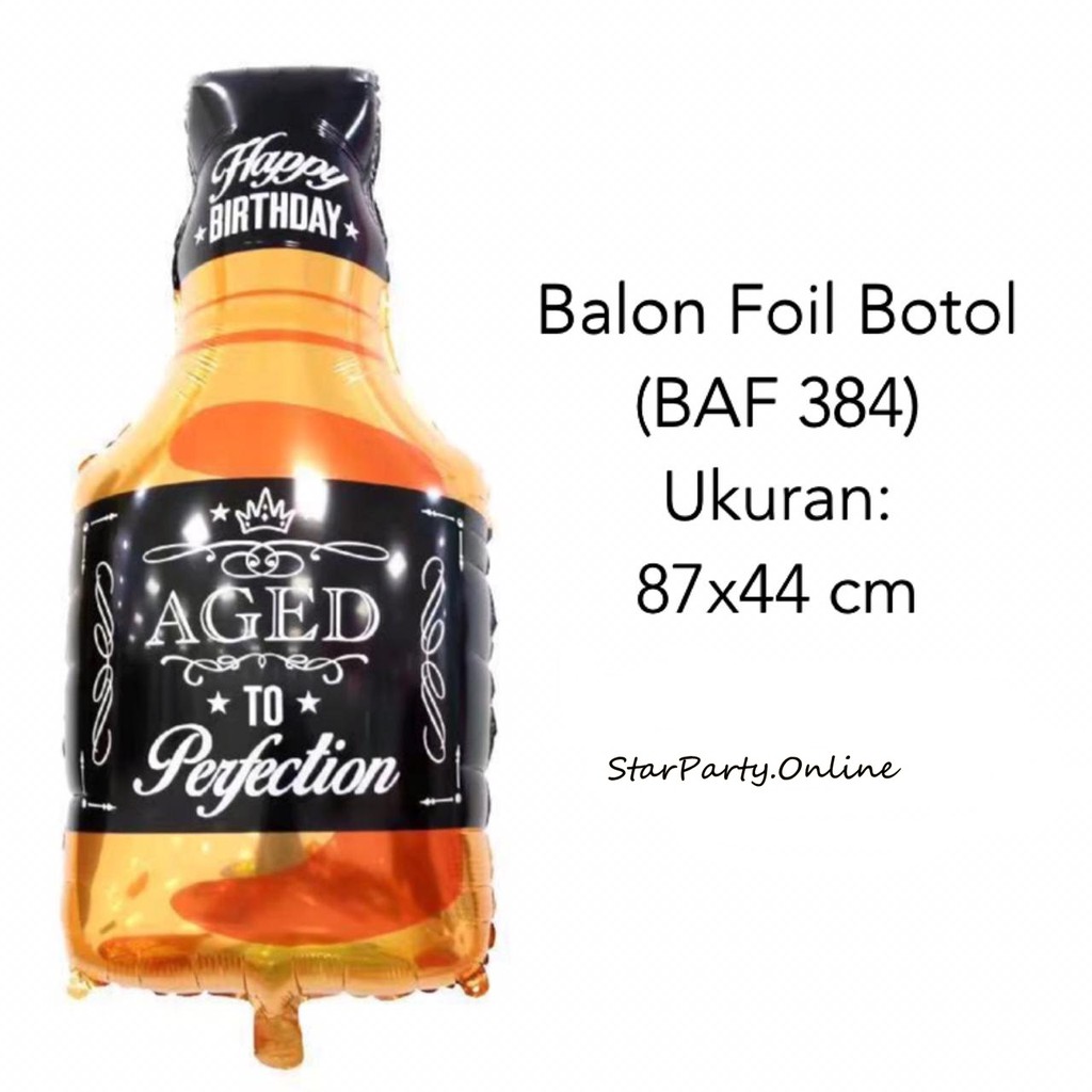 Balon Foil Botol /Balon Foil /Balon Foil Botol Wine