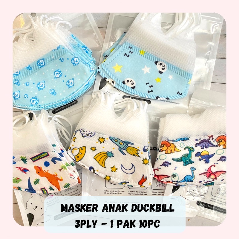 Masker Anak Duckbill - Masker Anak 3ply