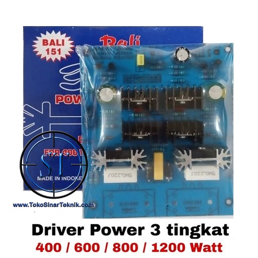 Kit Super Driver Power Amplifier Mono 3 Stage 3 Tingkat System 400-1200W PCB Fiber TR TIP 2955-3055 BL-151