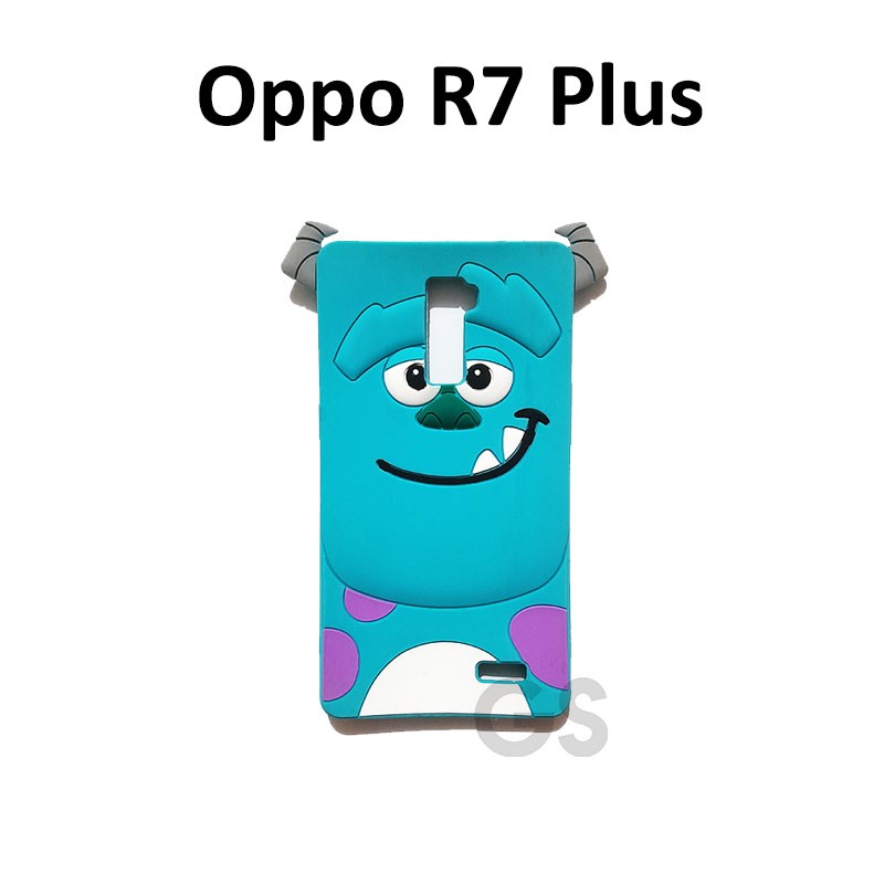 Silikon 3D karakter Silicon  for OPPO R7 PLUS / Silikon boneka lucu pelindung hp case tebal karet softcase lentur