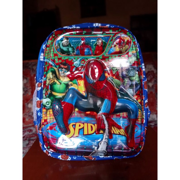 Tas Sekolah Anak Embos 3Dimensi Untuk Paud TK SD Backpack Karakter Kartun