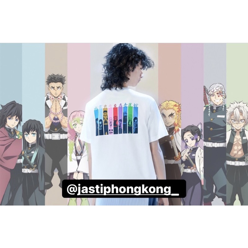 KAOS UNIQLO DEMON SLAYER KIMETSU NO YAIBA