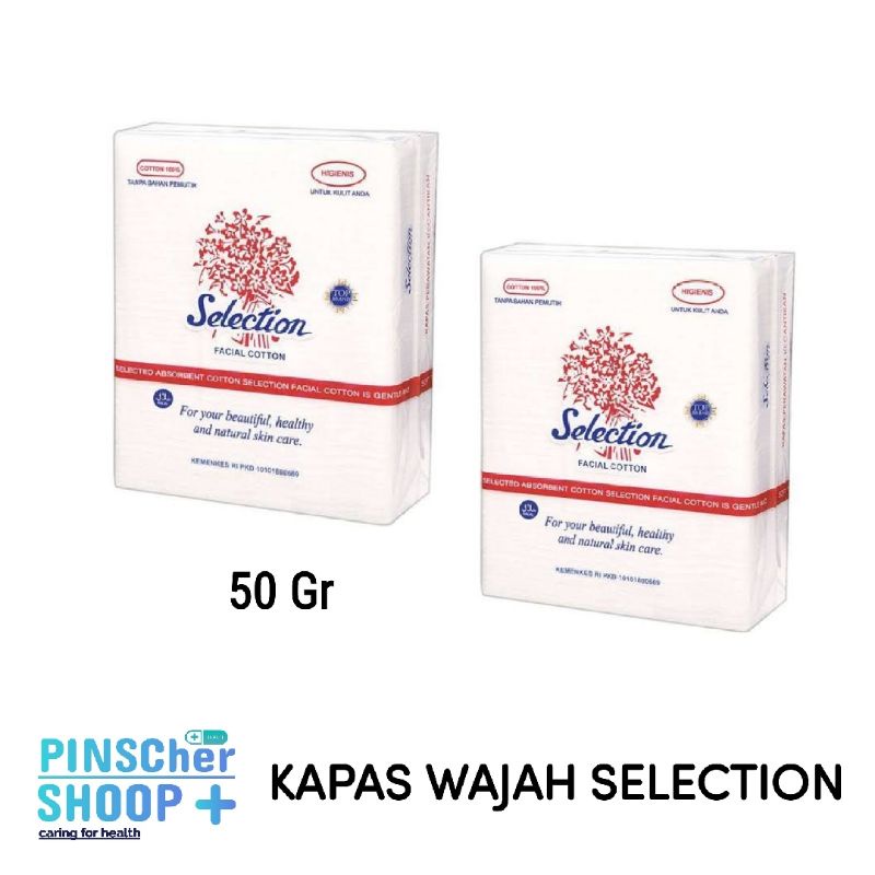 Kapas Selection 50 Gram Kapas Wajah Kecantikan