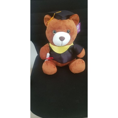 boneka wisuda tinggi krg lebih 32cm merk teeny teensy