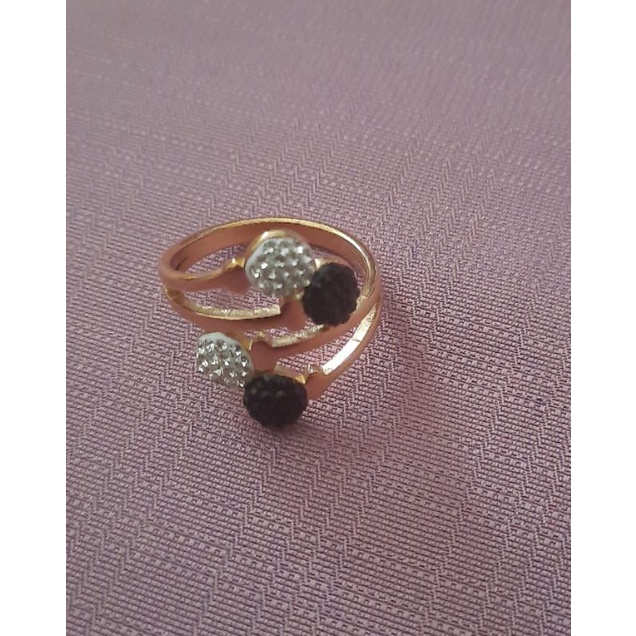 Cincin Titanium Asli Stainless Steel Fashion Wanita/Terbaru