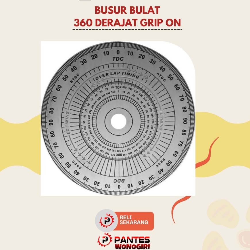 Busur 360 Derajat Grip On Busur Cam