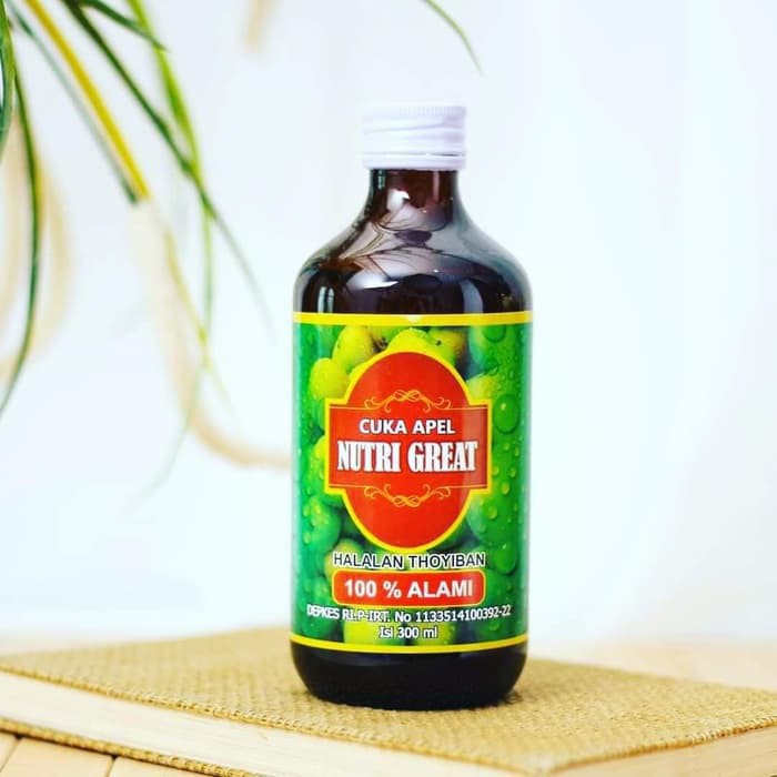 

Cuka Apel"Nutrigeat" 100% Alami 300ml Apel Vinegar