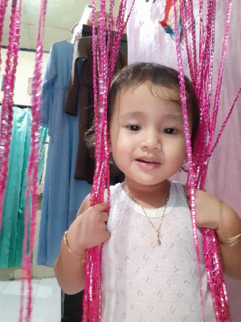 Tirai Benang Gliter Polos