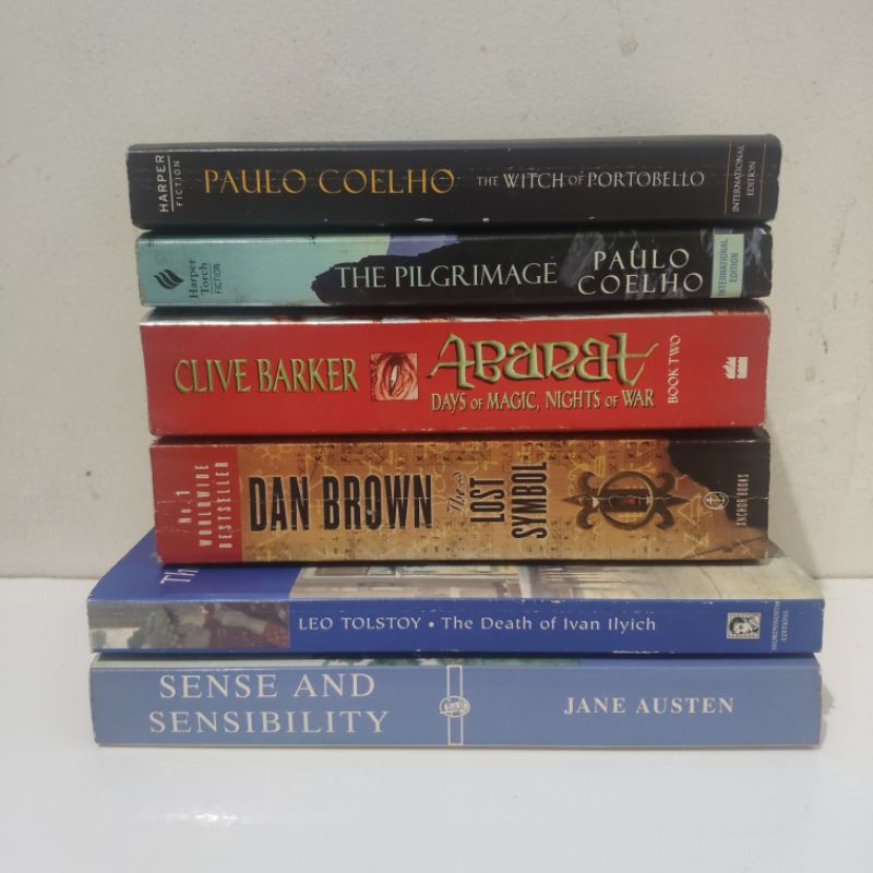 Buku Novel Bahasa Inggris/English Novels Part 4 (Preloved/Second)