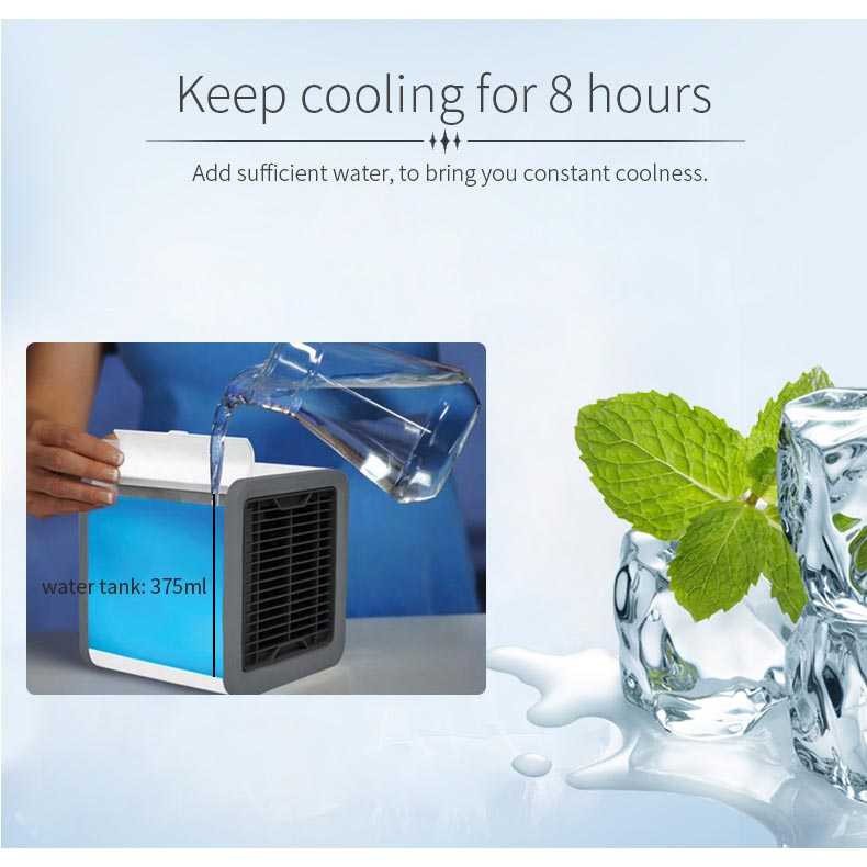 Taffware HUMI Kipas Cooler Mini Arctic Air Conditioner 8W