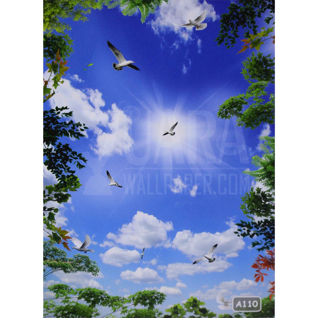 Wallpaper Custom Printing Murah -Wallpaper Murah - Awan - A110