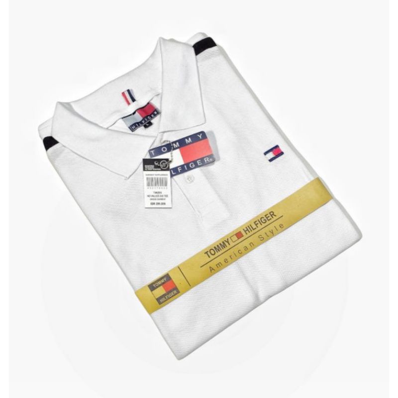 KAOS PRIA KERAH KAOS POLO BORDIR ORIGINAL PREMIUM KAOS TOMMY