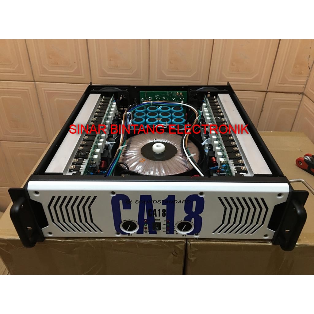 POWER AMPLI SOUNDSTANDART CA18 POWER SOUND STANDART CA 18 MODEL TERBARU