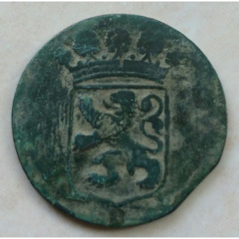 Koin Kuno 1 Doit VOC 1766 Holland