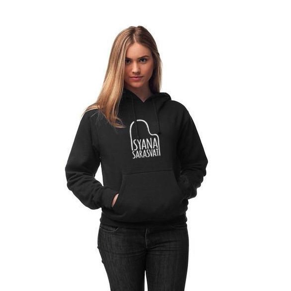 jaket hoodie sweater isyana sarasvati