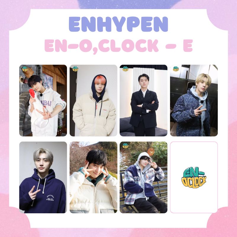 [ENHYPEN] PHOTOCARD ENHYPEN EN-O'CLOCK #2 ‼️BACA DESKRIPSI‼️