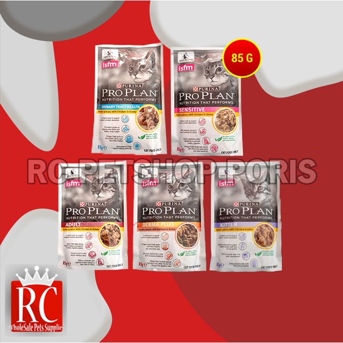 ProPlan Makanan Kucing Ayam Chicken Cat Food Pouch Sachet 85 gram