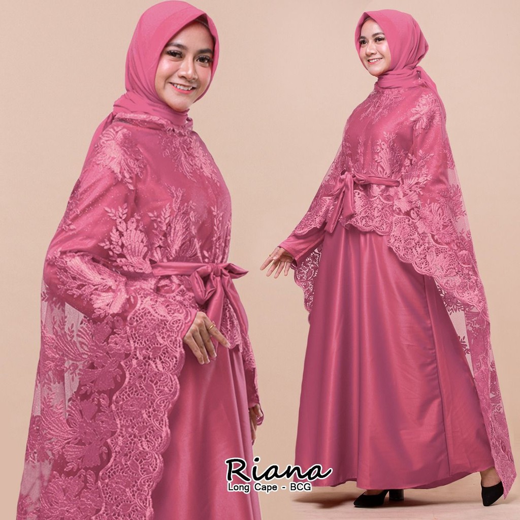 LONG CAPE RIANA - LONG CAPE MODERN - DRESS PESTA