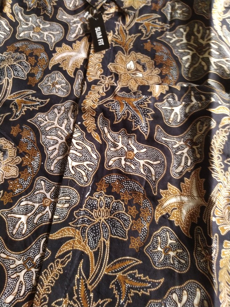 Kemeja Batik Pria Lengan Panjang Slim Fit Batik Pria Lengan Panjang Modern