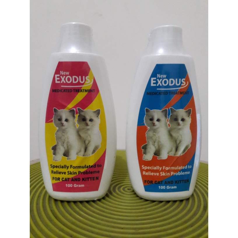 Bedak Kucing Exodus Cat Medicated Mengobati Jamur