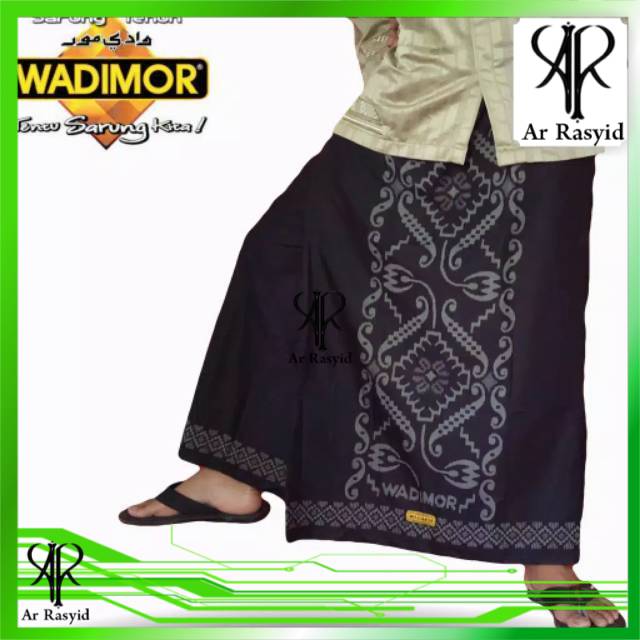BISA COD Sarung celana WADIMOR Batik Motif Kembang Hitam Merah Coklat Biru Hijau bkn atlasop