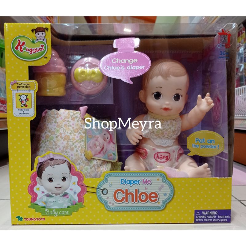 Boneka Kongsuni Diaper Me Chloe