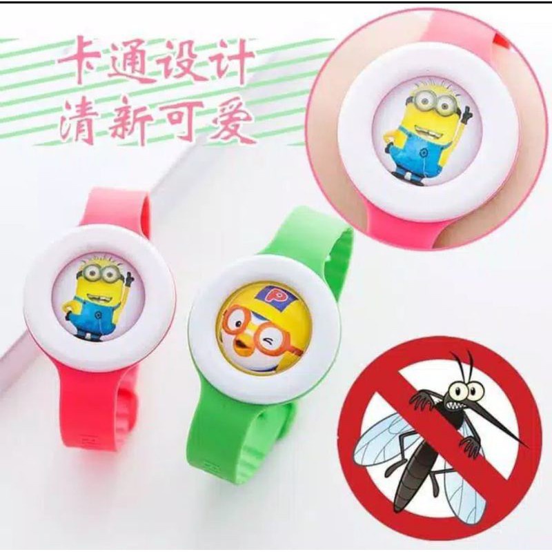 LS 348 -  Gelang LED Anti Nyamuk Penangkal Nyamuk Anak Bayi Mosquito Protector Bikit Guard Monster