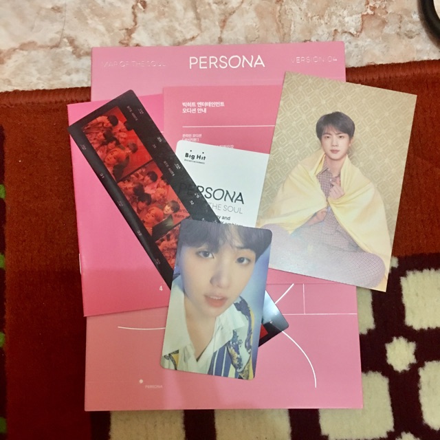 BTS MOTS PERSONA VER 3 (yoonjin set) + POSTER