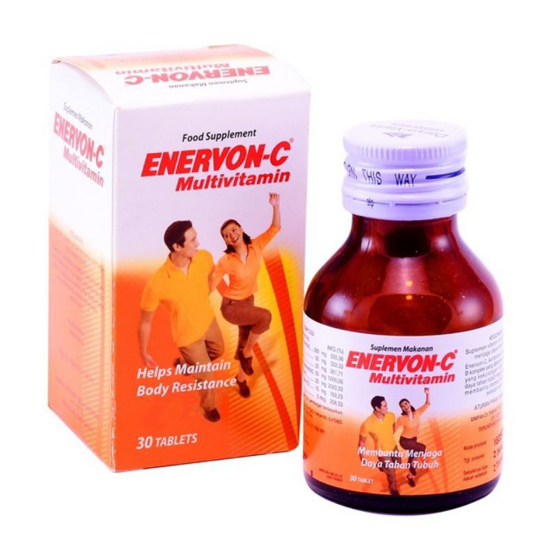 COD ENERVON C botol 30 TABLET - MENJAGA DAYA TAHAN TUBUH