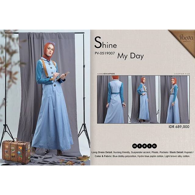 DRESS MUSLIM POEVA SHINE MY DAY DRESS MODERN