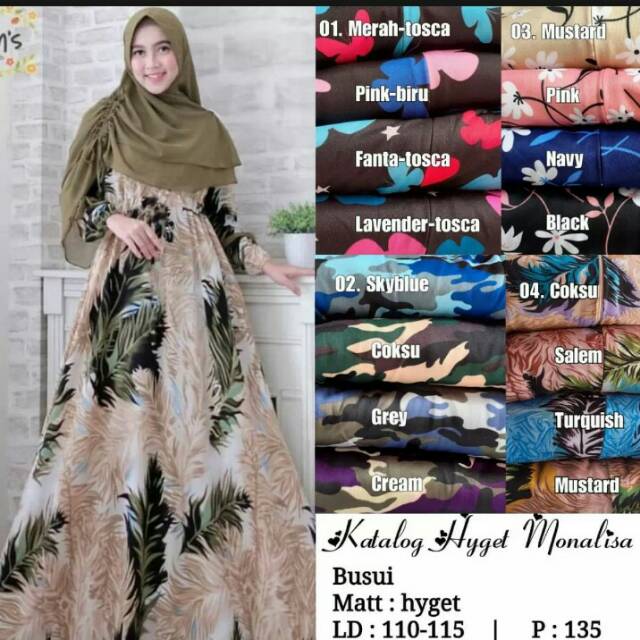 Gamis hyget 100.000 dapat 3pcs| 1kg muat 4pcs