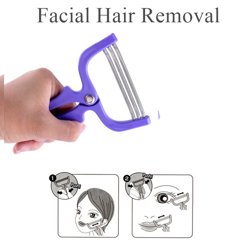 Handle Stainless Steel Epilator Tool Body Facial Hair Removal