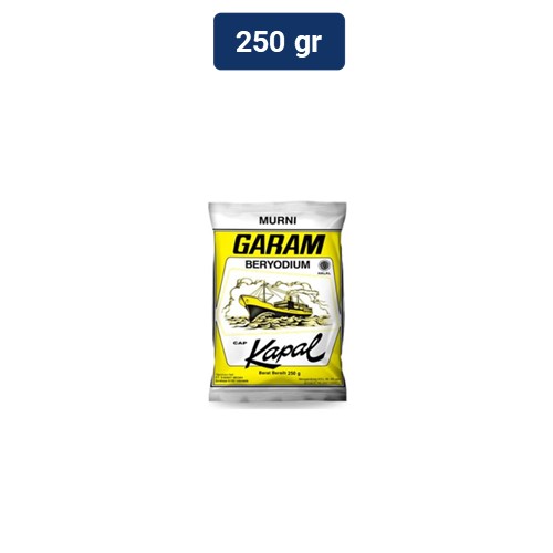 

Cap Kapal Garam Beryodium 250 gr