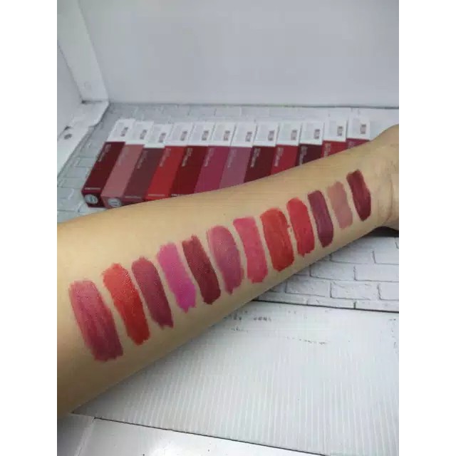 (CYBER) COD TERBARU Maybelline Lip Cream Super Stay Matte (ISI 12PCS) Tahan Lama - Ada Barcode