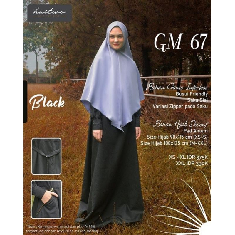 BISA COD - GAMIS HAITWO GM 067 HAIHAI FASHION MUSLIM