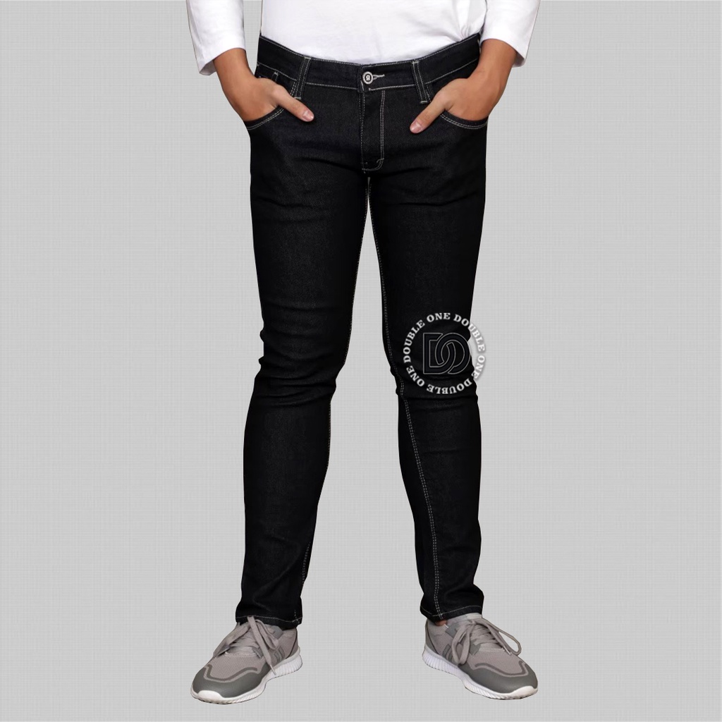 CELANA JEANS PRIA SKNNY - CELANA JEANS DENIM MERAL - CELANA JEANS COWOK - JEANS PRIA ORIGINAL FIFTEEN DENIM