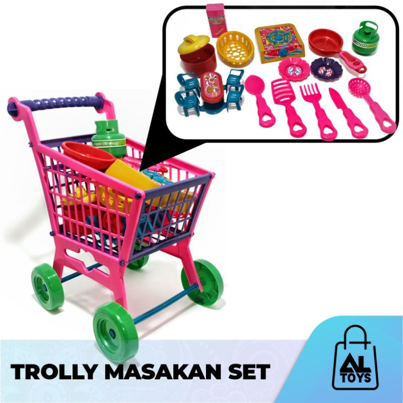 MAINAN TROLY ISI MASAKAN MURAH WJS002 FB802 FB801