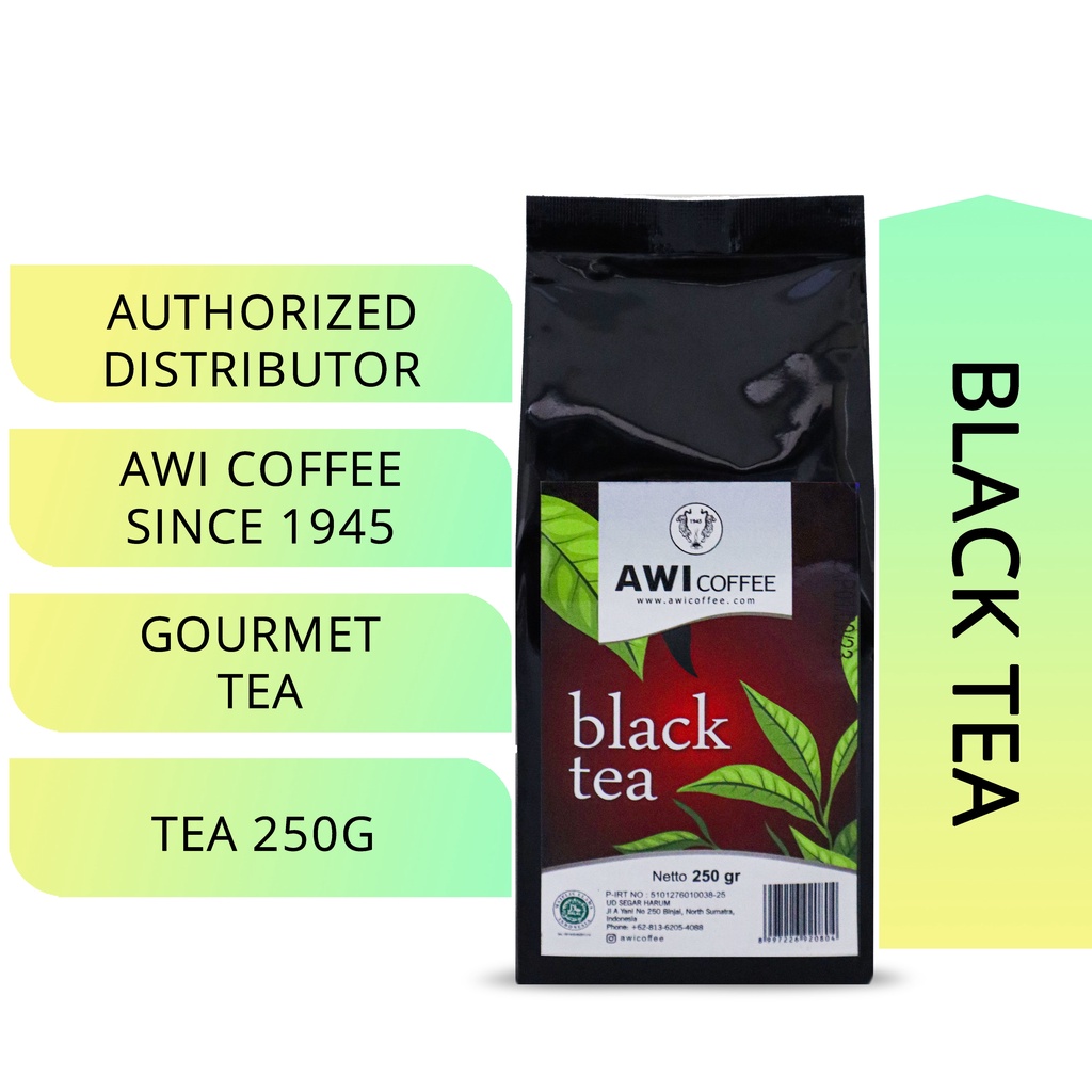 

AWI BLACK TEA 250g | Teh BOP Hitam Export Grade