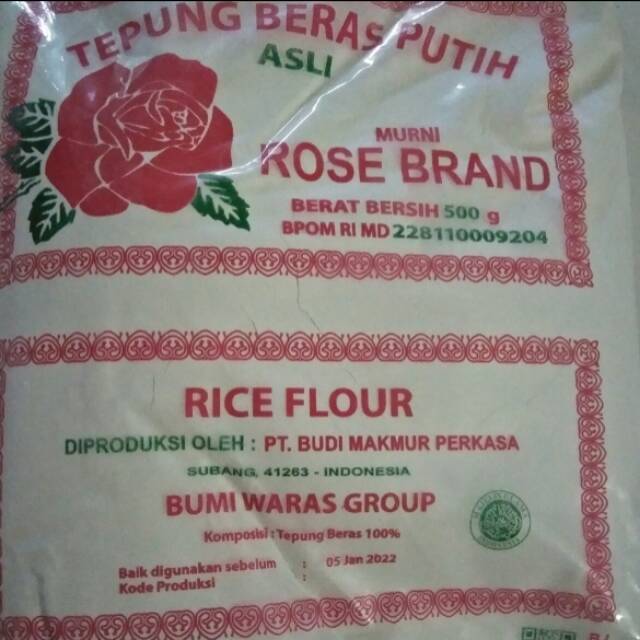 

Tepung beras rose brand