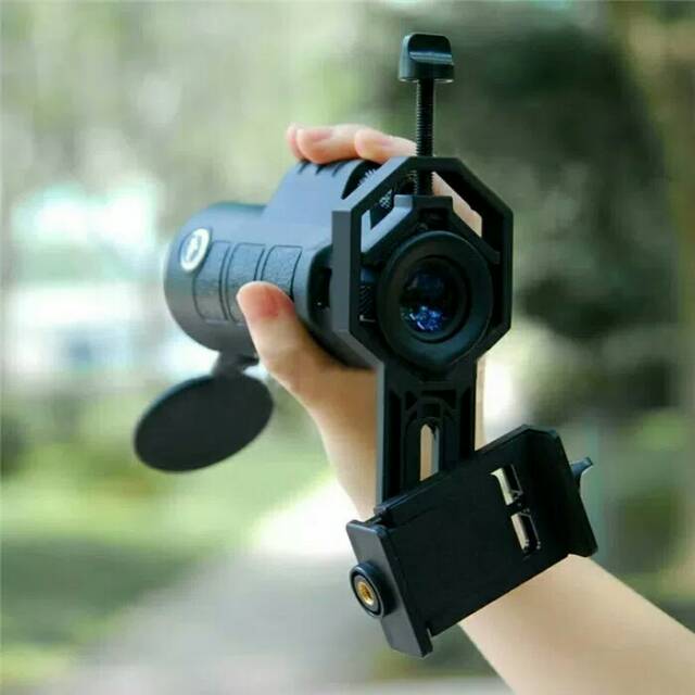 Teropong Monokular 35x50 Focus Lens Telescope Plus Smartphone Holder untuk Teropong Binocular
