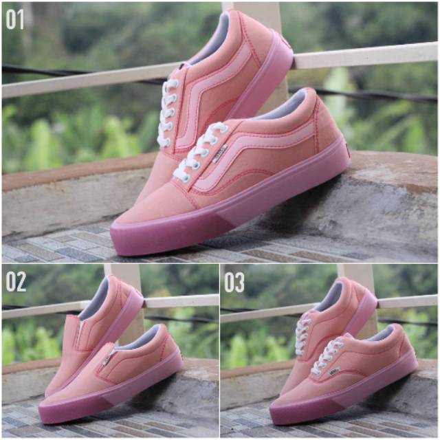  Sepatu  Vans  Wanita  Authentic All White Sz 36 40 Original 