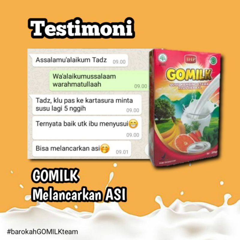 

[BEST SELLER] Susu Kambing Etawa Plus Herbal GOMILK 200gr