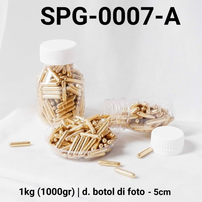 

SPG-0007-A Sprinkles sprinkle sprinkel 1kg 1 kg meses besar emas