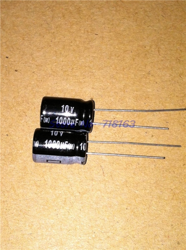 20pcs/lot Higt quality 10V1000UF 8*12mm 1000UF 10V 8*12 Electrolytic capacitor In Stock