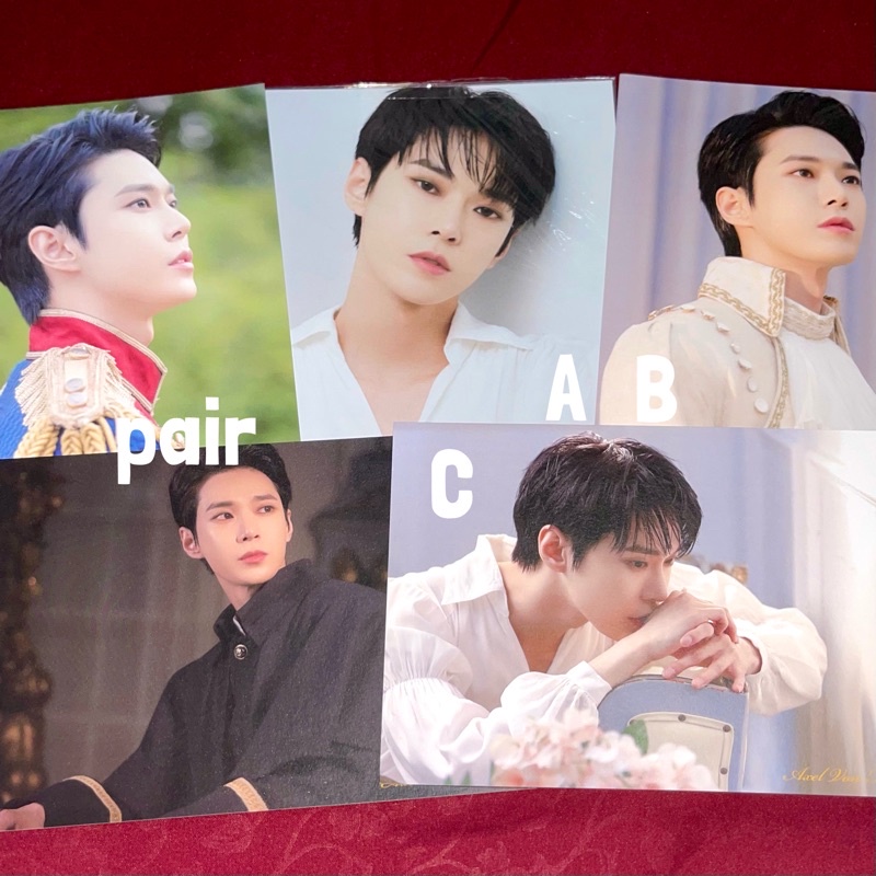 postcard doyoung marie antoinette musical dorsen axel von fersen nct 127 SET