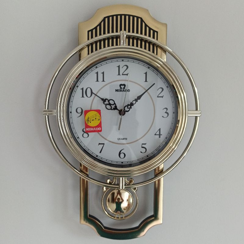 jam dinding bandul bunyi MIRADO ORIGINAL